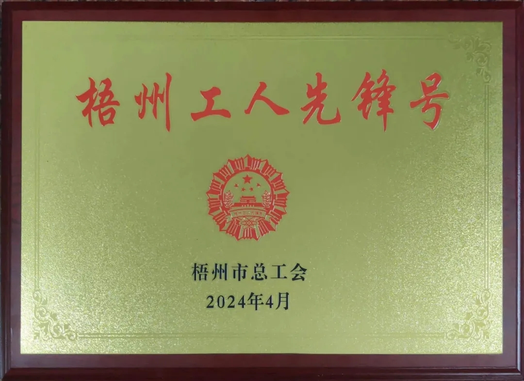 這個(gè)班組不一般！佛子公司古益選廠(chǎng)磨浮甲班榮獲“梧州工人先鋒號(hào)”榮譽(yù)稱(chēng)號(hào)
