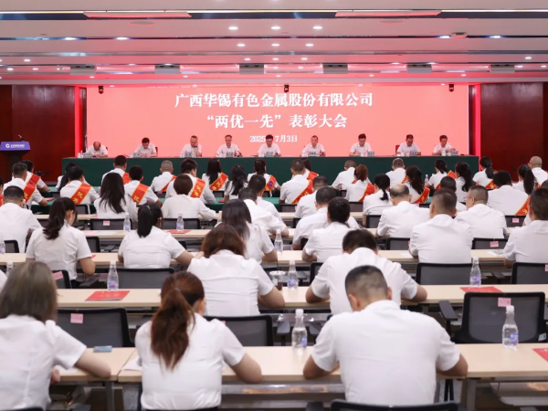 華錫有色召開“兩優(yōu)一先”表彰大會并開展深入貫徹中央八項(xiàng)規(guī)定精神學(xué)習(xí)教育暨廉政黨課